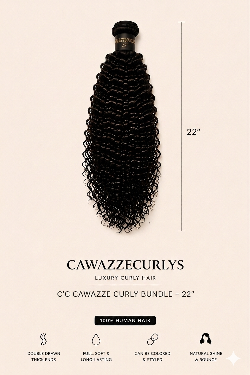 C'C Cawazze Curly's Curly Bundle – 22"
