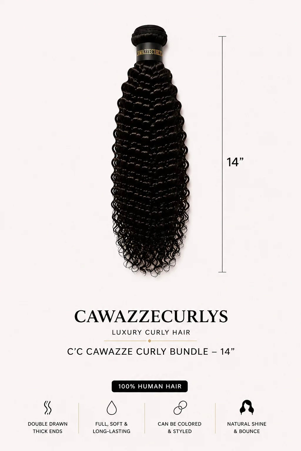 C'C Cawazze Curly's Curly – 14"