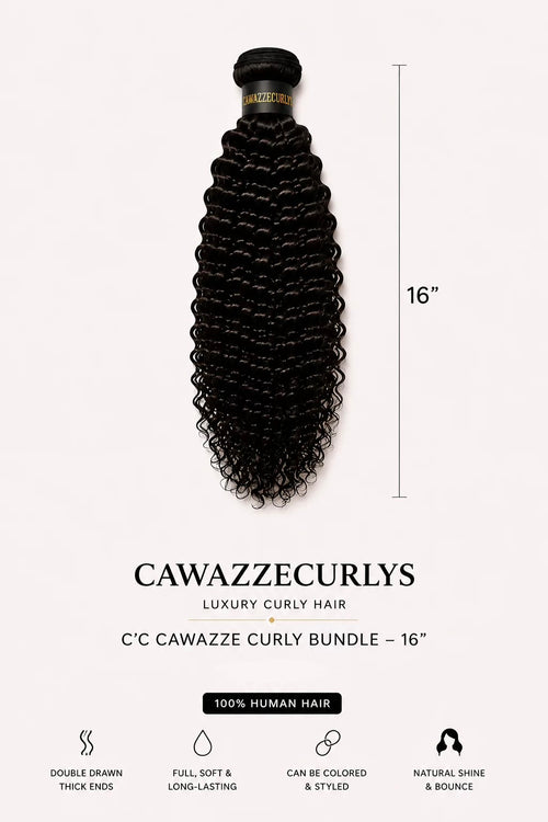 C'C Cawazze Curly's Curly Bundle – 16"