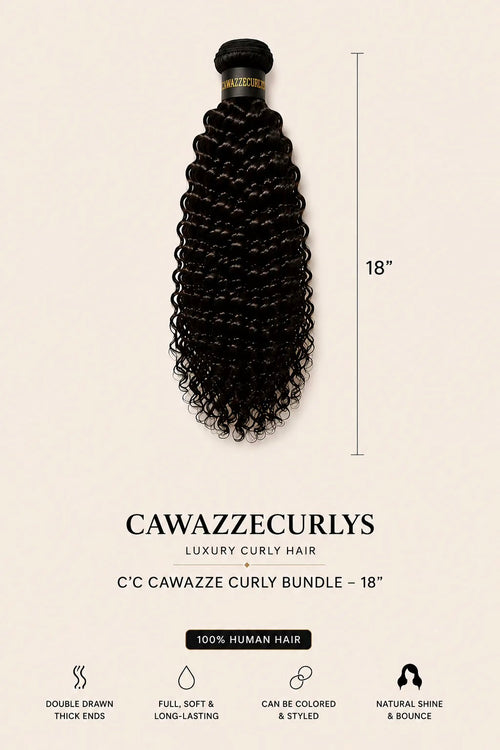 C'C Cawazze Curly's Curly Bundle – 18"