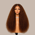 Lace Front Curly Wig – Honey Brown