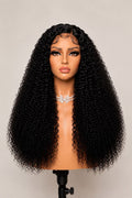 Lace Front Curly Wig – Natural Black (1B)